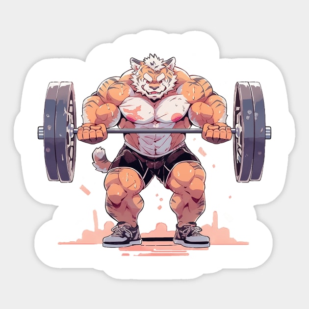 bodybuilder Sticker by enzo studios